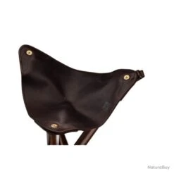Siège Trépied Pliant - Country Sellerie - Bois Luxe -Peltor Soldes 00020 Siege Trepied Pliant Country Sellerie Bois Luxe