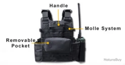 Gilet Militaire Tactique 5 Couleurs Disponibles ! -Peltor Soldes 00026 Gilet militaire tactique 5 couleurs disponibles