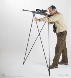 Canne De Tir 4 Stable Sticks Bush Light -Peltor Soldes 00028 Canne de tir 4 Stable Sticks Bush Light