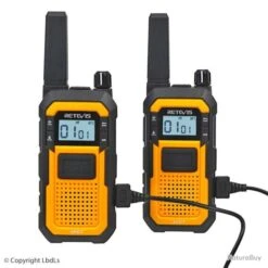 Pack De 2 RB648 Retevis IP67 PMR446 -Peltor Soldes 00037 Pack de 2 RB648 Retevis IP67 PMR446