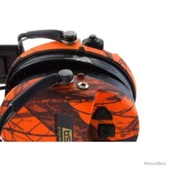 Casque Audio Amplifié MSA Supreme Pro X - Camo Orange -Peltor Soldes 00045 Casque audio amplifie MSA Supreme Pro X Camo orange