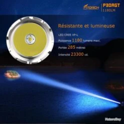 Lampe FITORCH P30RGT - 1180 LM -Peltor Soldes 00045 Lampe FITORCH P30RGT 1180 LM