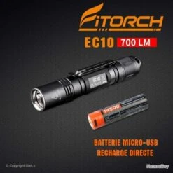 Lampe FITORCH EC10 : Petite Mais Puissante -Peltor Soldes 00053 Lampe FITORCH EC10 petite mais puissante
